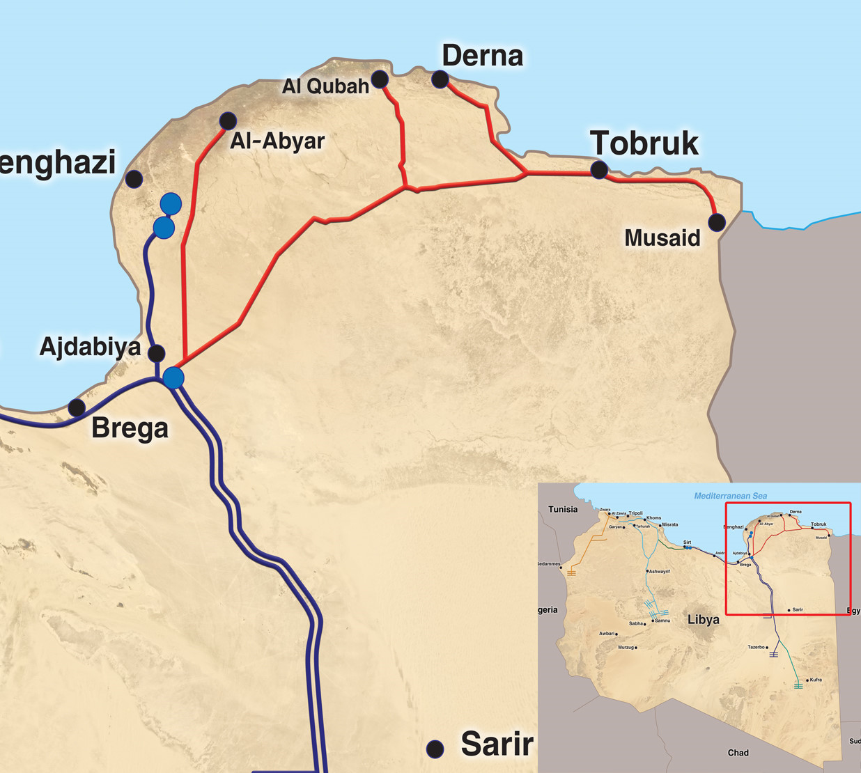 Ajdabiya - Tobruk